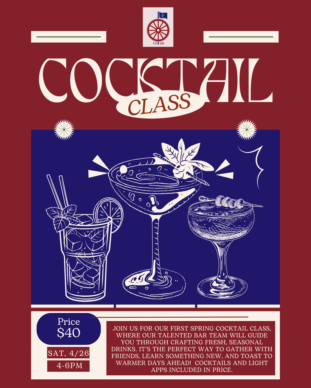 Cocktail Class Updated